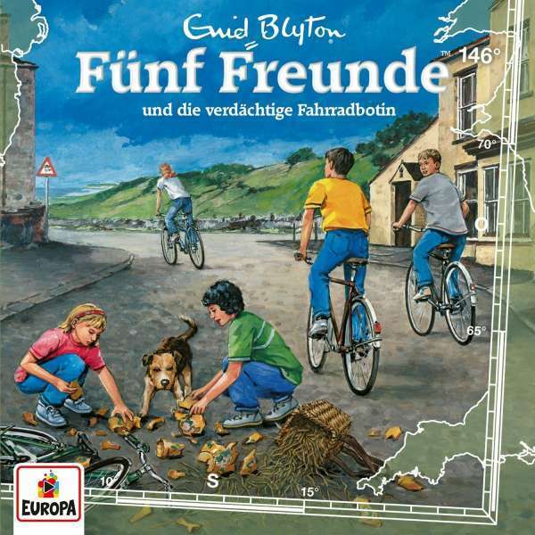 Fünf Freunde - Fünf Freunde und die verdächtige Fahrradbotin, 1 Audio-CD main product photo
