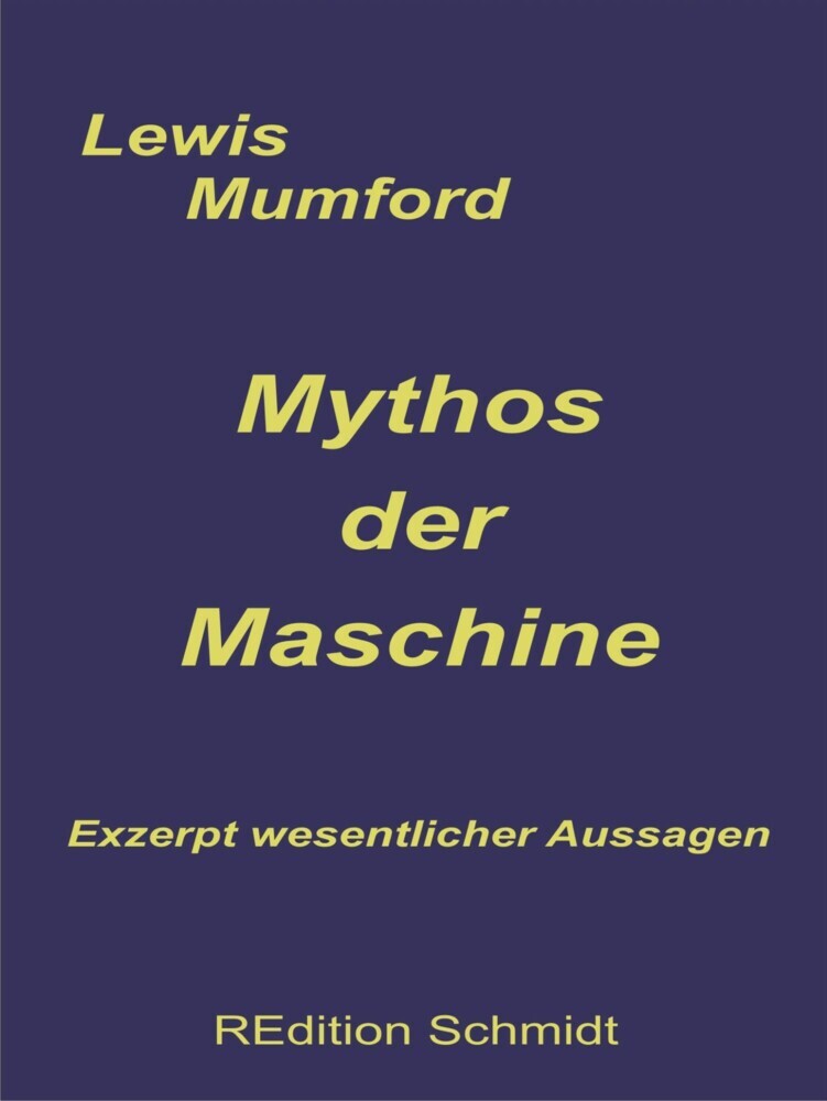 Mythos der Maschine main product photo