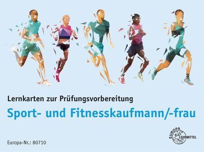 Lernkarten zur Prüfungsvorbereitung Sport- und Fitnesskaufleute main product photo