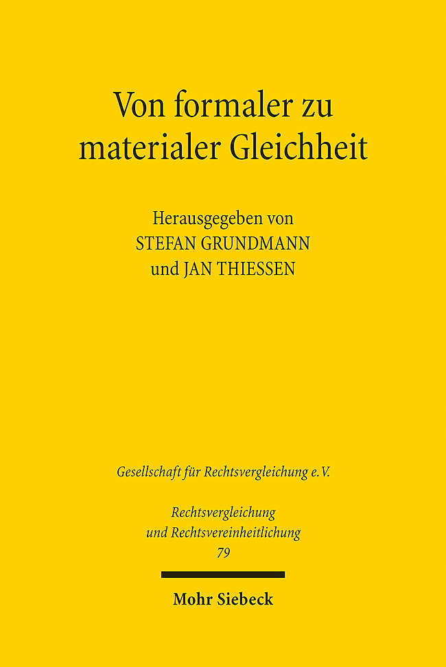 Von formaler zu materialer Gleichheit main product photo