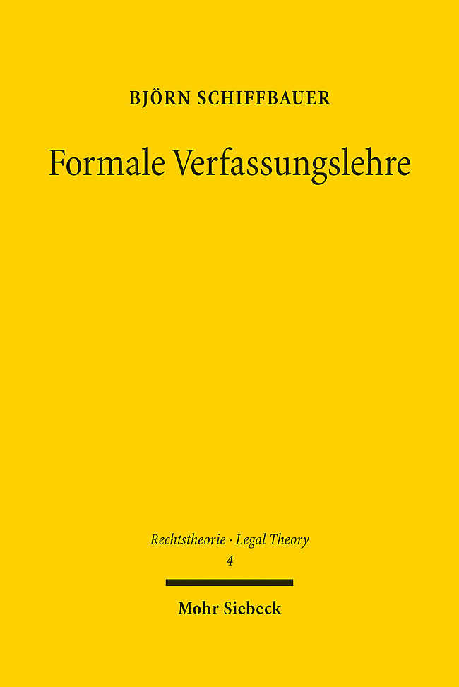 Formale Verfassungslehre main product photo
