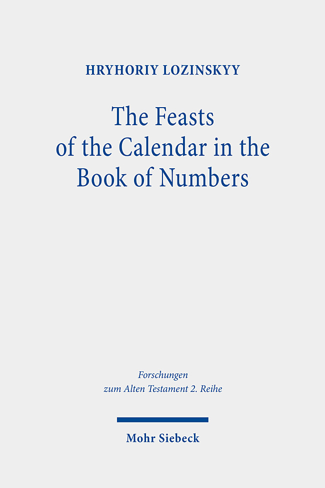 The Feasts of the Calendar in the Book of Numbers main product photo