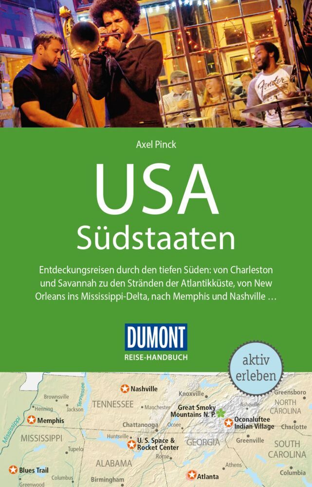 DUMONT Reise-Handbuch Reiseführer USA, Die Südstaaten main product photo