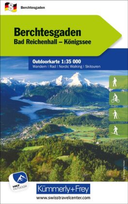 Kümmerly+Frey Outdoorkarte Deutschland 8 Berchtesgaden 1:35.000