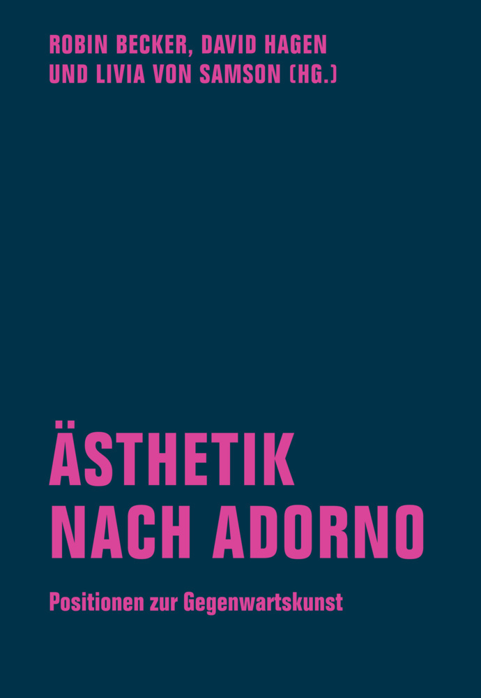 Ästhetik nach Adorno main product photo