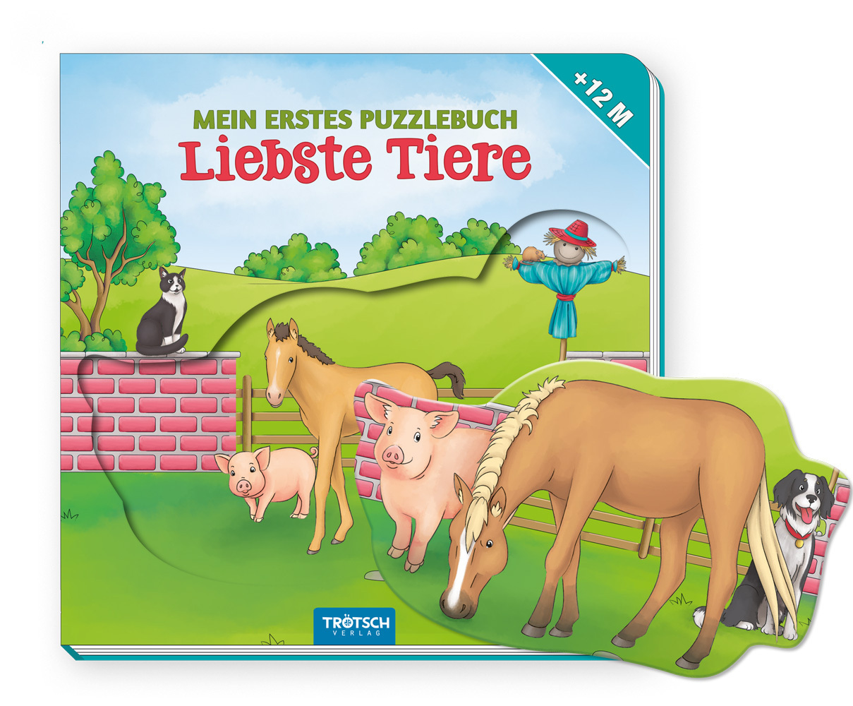 Trötsch Pappenbuch Mein erstes Puzzlebuch Liebste Tiere main product photo