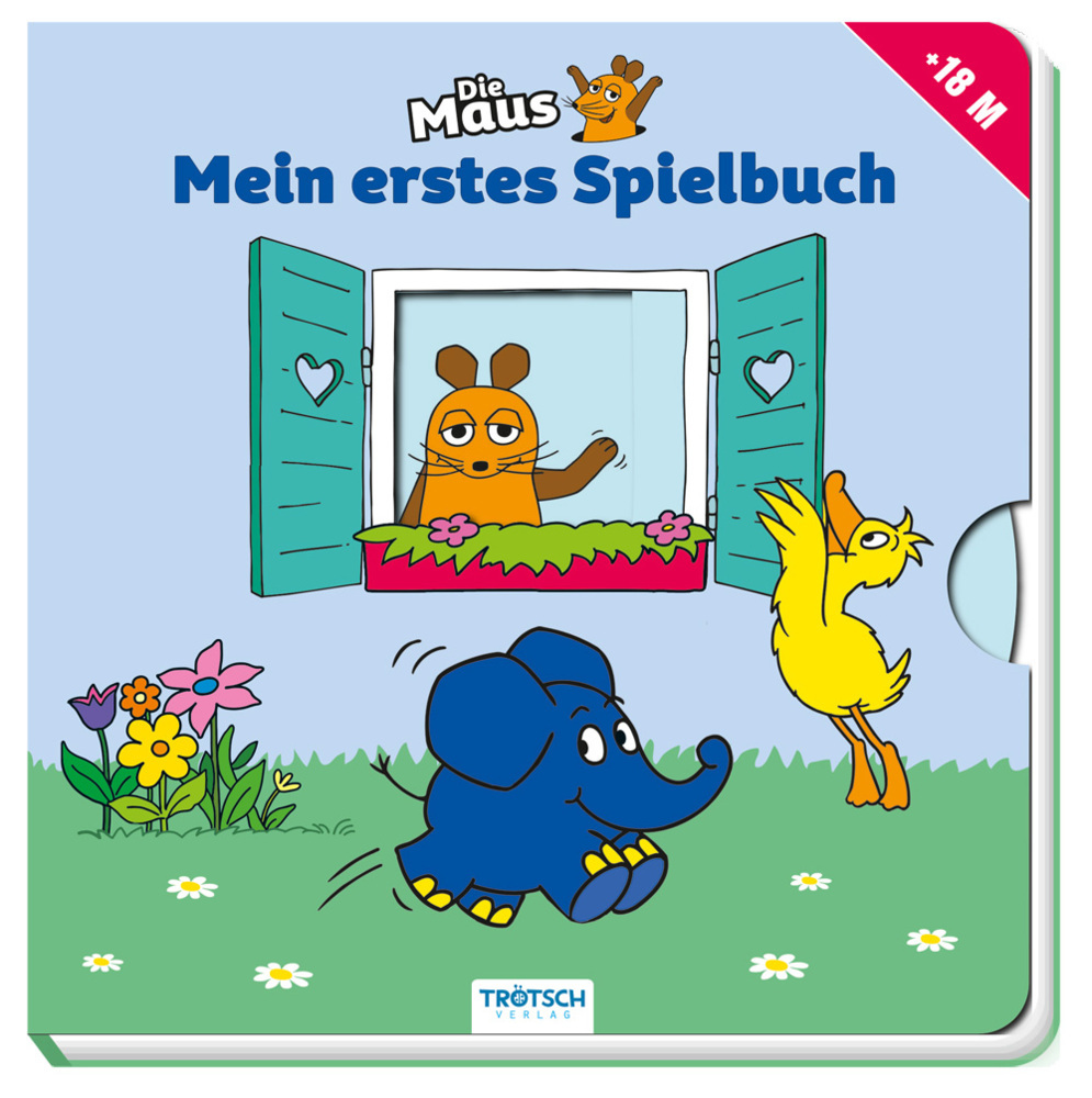 Trötsch Die Maus Pappenbuch Mein erstes Spielbuch main product photo