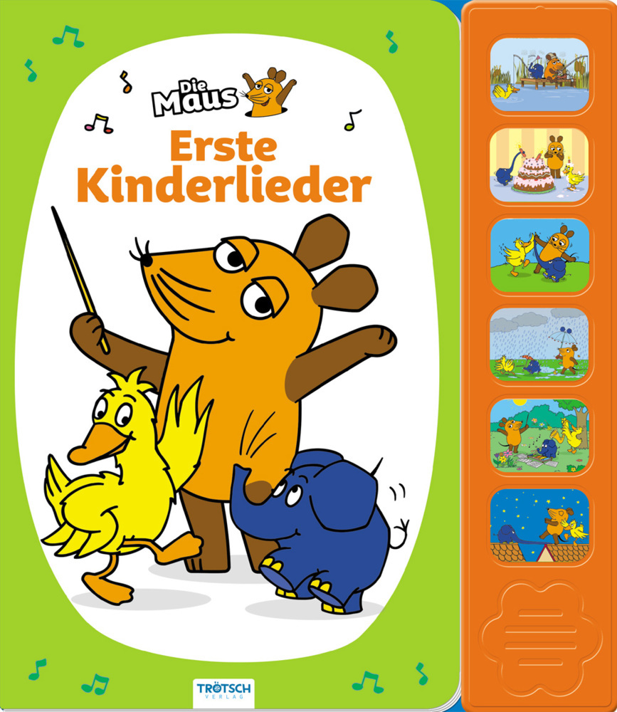 Trötsch Die Maus Soundbuch Erste Kinderlieder main product photo