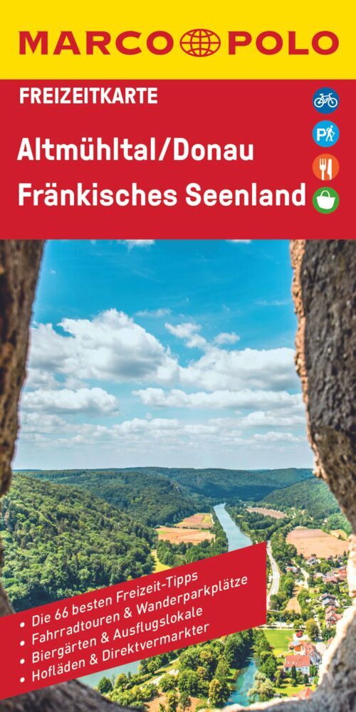 MARCO POLO Freizeitkarte 36 Altmühltal, Donau, Fränkisches Seenland 1:110.000 main product photo