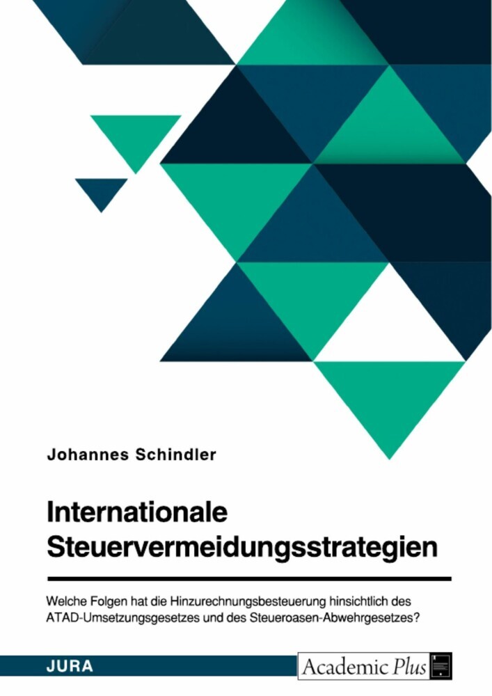 Internationale Steuervermeidungsstrategien. Welche Folgen hat die Hinzurechnungsbesteuerung hinsichtlich des ATAD-Umsetzungsgesetzes und des Steueroasen-Abwehrgesetzes? main product photo