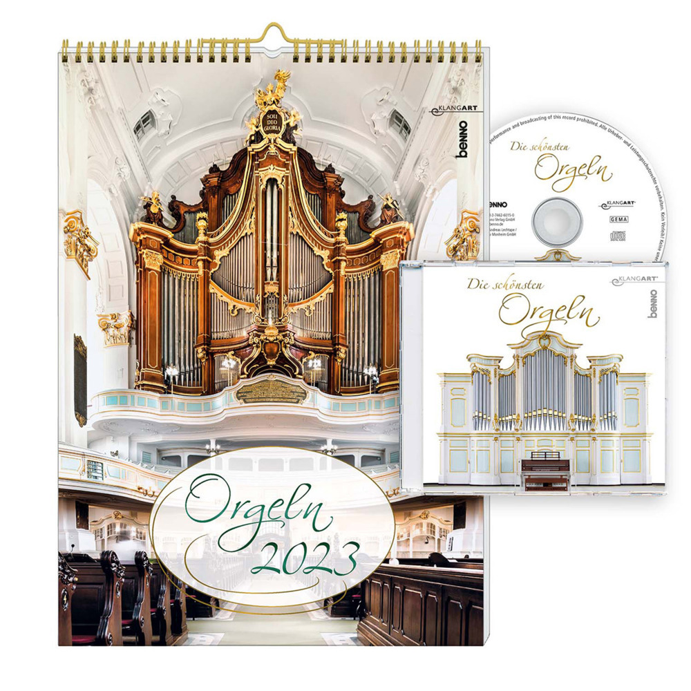 Orgeln 2023, m. 1 Audio-CD main product photo