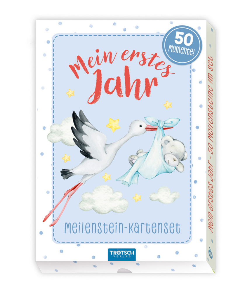Trötsch Kartenset Mein erstes Jahr 50 Meilensteine main product photo