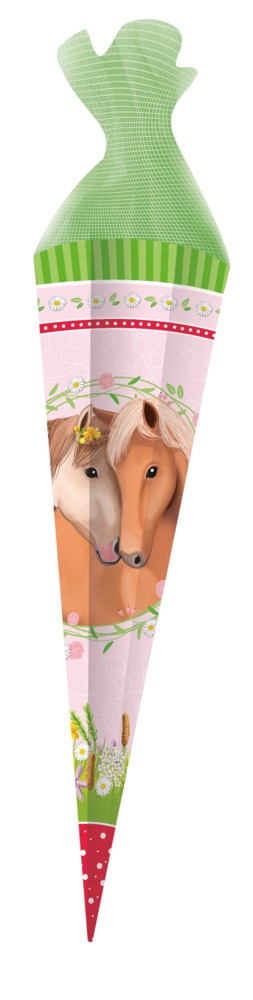 Trötsch Schultüte 85 cm Pferde main product photo