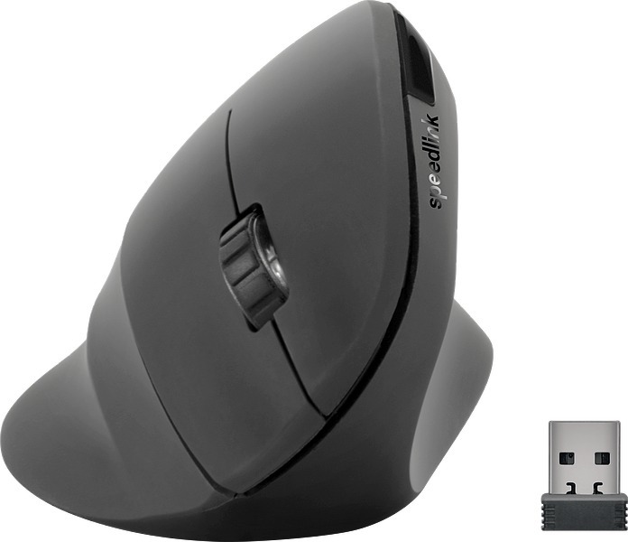 SPEEDLINK PIAVO Ergonomic Vertical Mouse - Wireless, rubber-black main product photo
