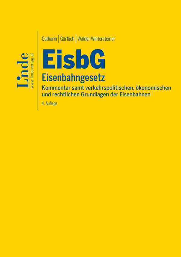 EisbG | Eisenbahngesetz main product photo