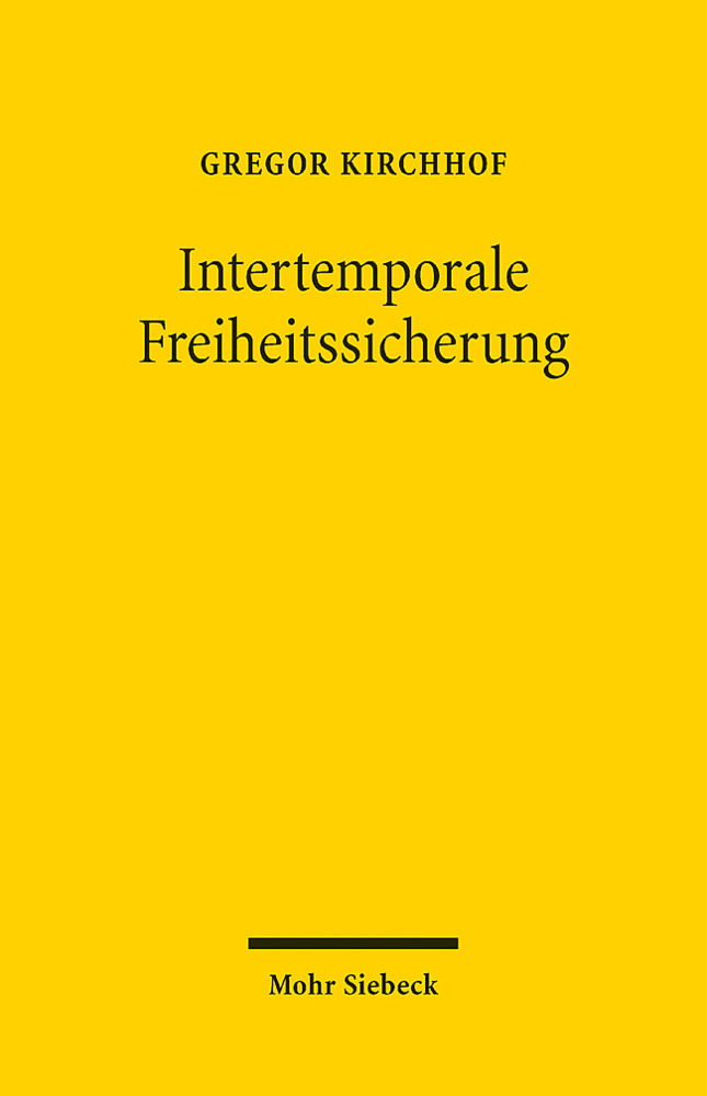 Intertemporale Freiheitssicherung main product photo