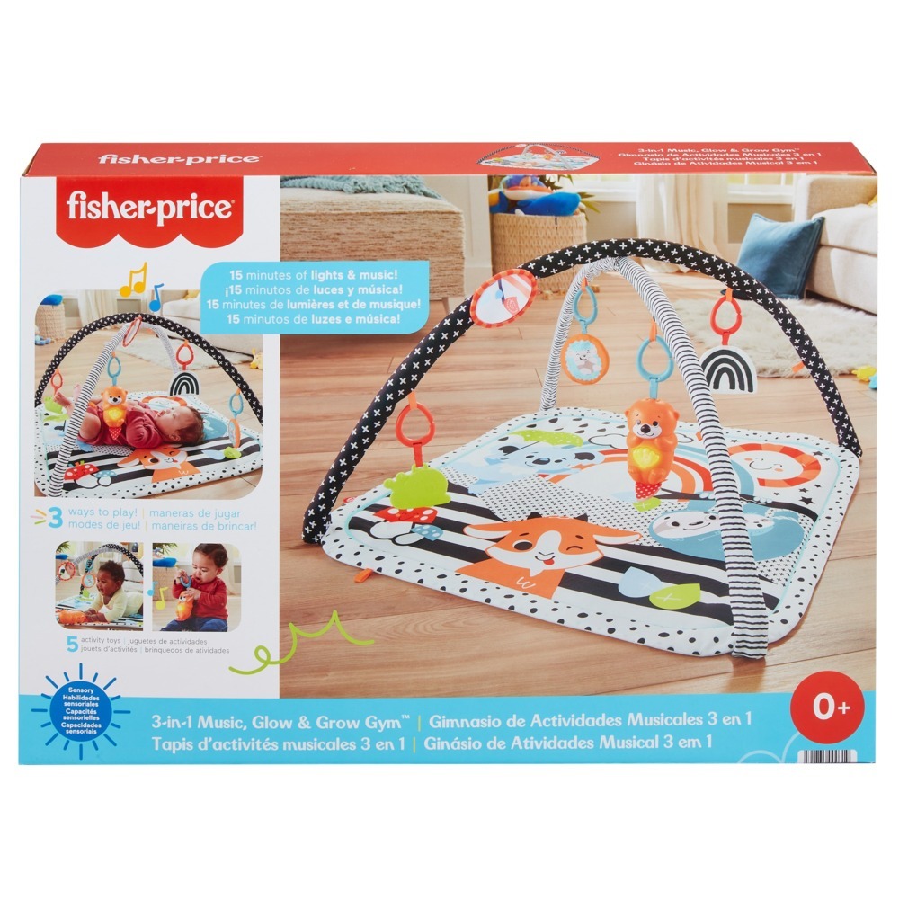 Fisher-Price Tierfreunde Kontrast-Spieldecke main product photo