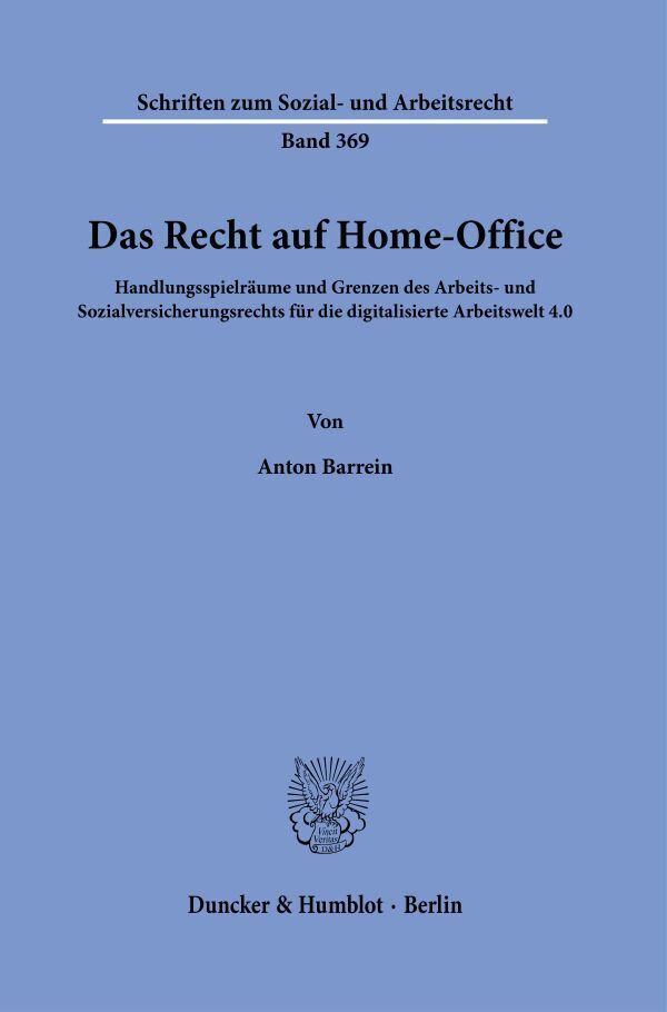 Das Recht auf Home-Office. main product photo