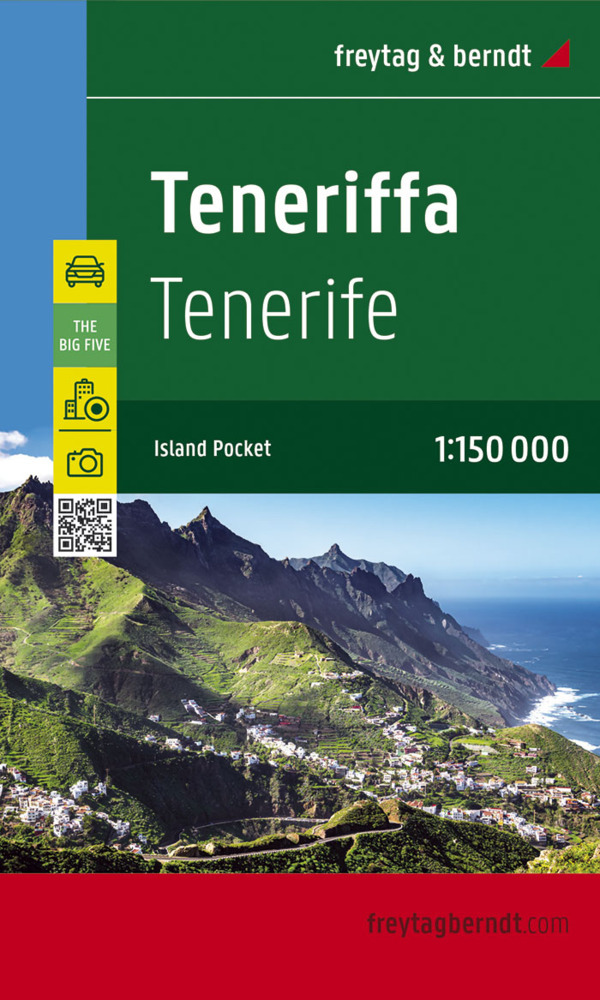Teneriffa, Straßenkarte 1:150.000, freytag & berndt main product photo