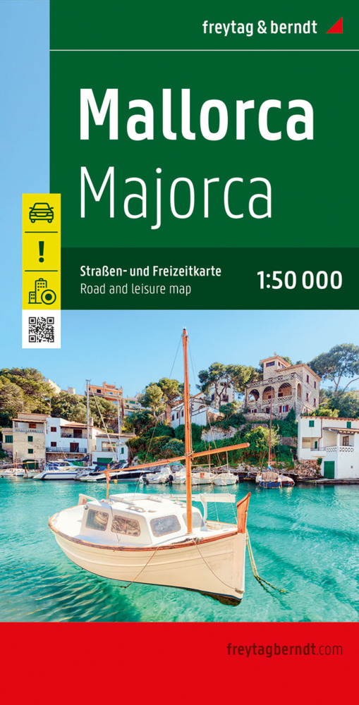 Mallorca, Straßen- und Freizeitkarte 1:50.000, freytag & berndt main product photo