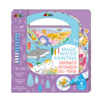 Ausmalspiel Unterwasser