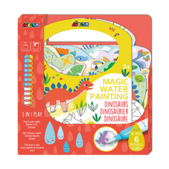 Ausmalspiel Dinosaurier