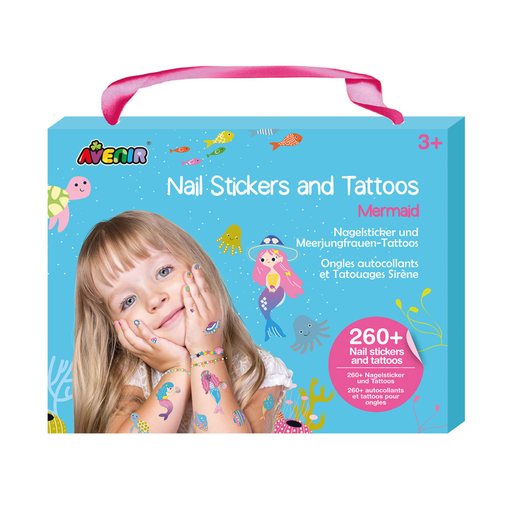 Nagelsticker & Tattoos Meerjungfrau main product photo