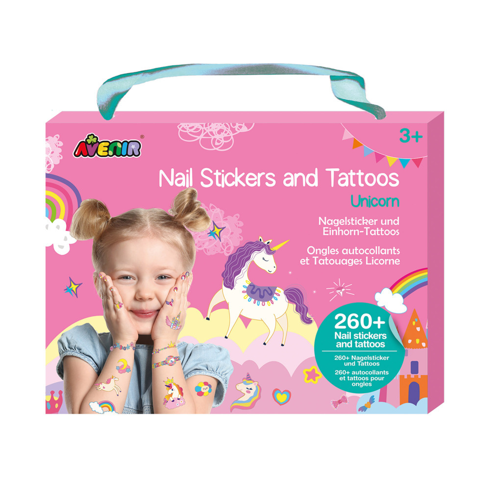 Nagelsticker & Tattoos Einhorn main product photo