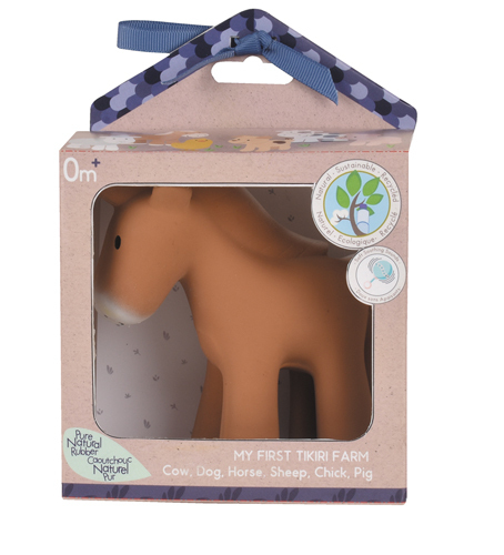 Tikiri Pferd Rassel in Box main product photo
