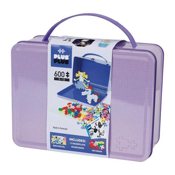 Plus-Plus 600 Kreativ Bausteine Pastell Metallbox main product photo