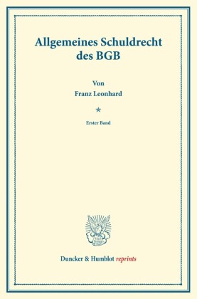 Allgemeines Schuldrecht des BGB.