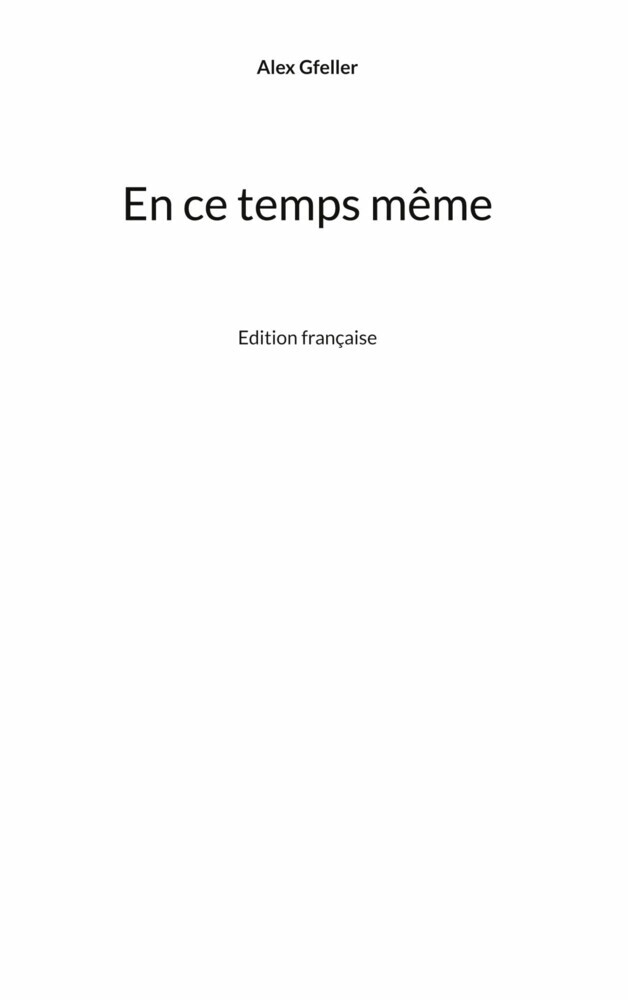 En ce temps même main product photo