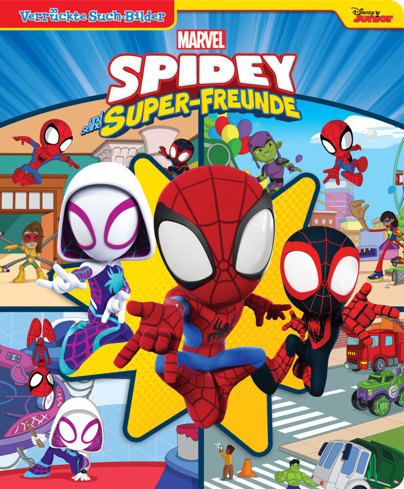 Marvel Spidey und seine Super-Freunde - Verrückte Such-Bilder, groß - Wimmelbuch - Pappbilderbuch mit wattiertem Umschlag main product photo