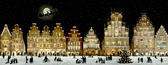 Weihnachtliches Stadtpanorama, Wandkalender
