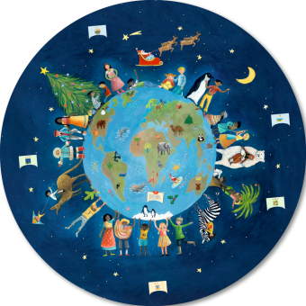 Weihnachten bei den Kindern der Welt - Zettelkalender.