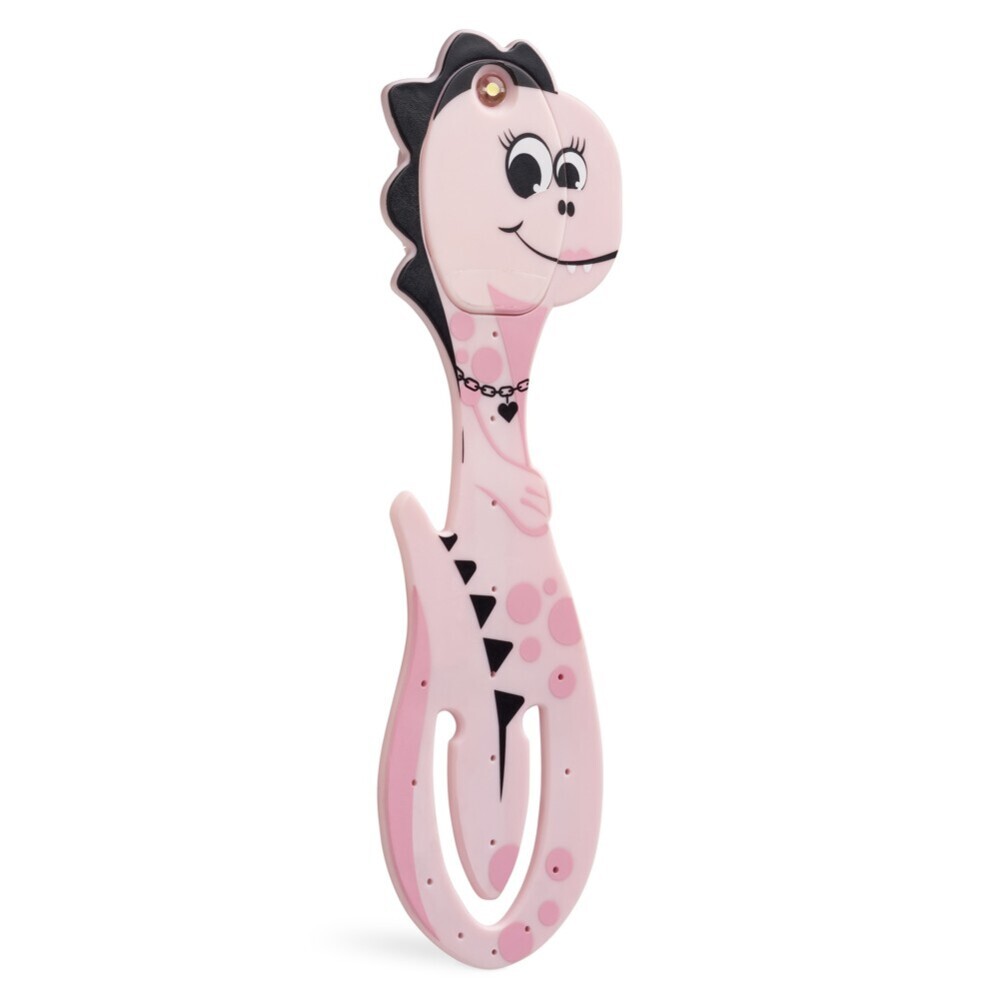 Flexilight Pals Leselicht (Dino) - pink - 2 in 1 Leselampe & Lesezeichen - LED Leselicht - Geschenk für Leser, Buchliebhaber - Deutsche Ausgabe main product photo