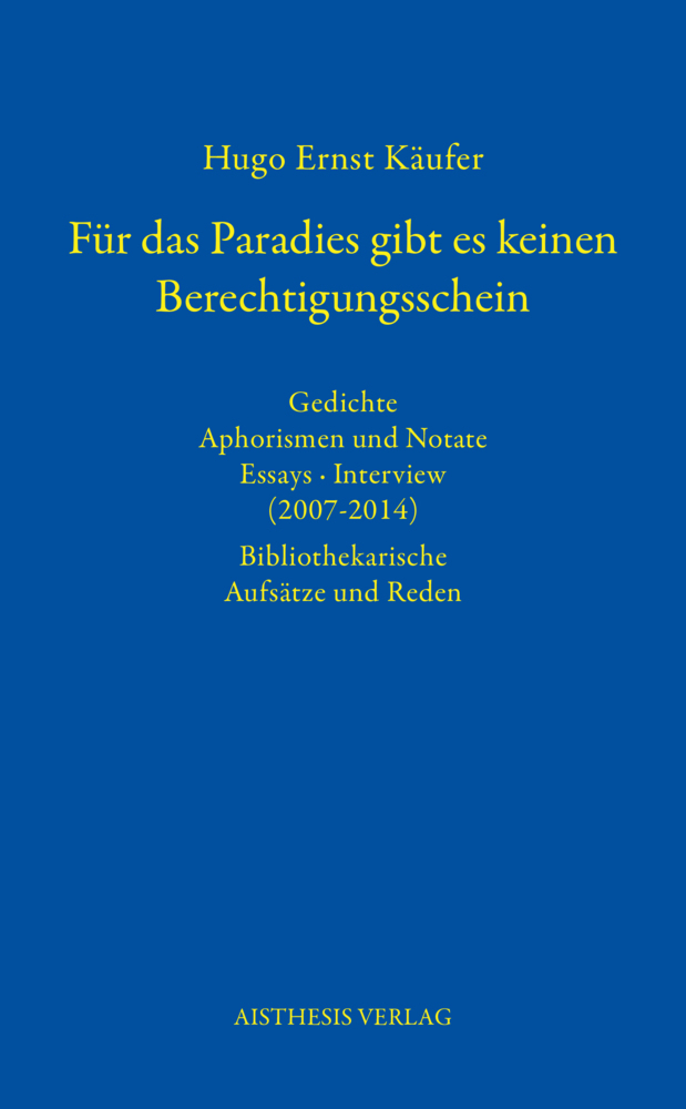 Für das Paradies gibt es keinen Berechtigungsschein main product photo