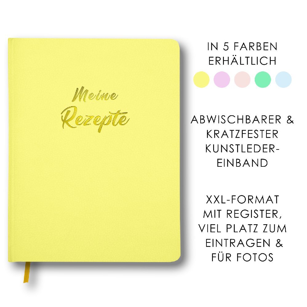 Meine Rezepte zitronengelb main product photo