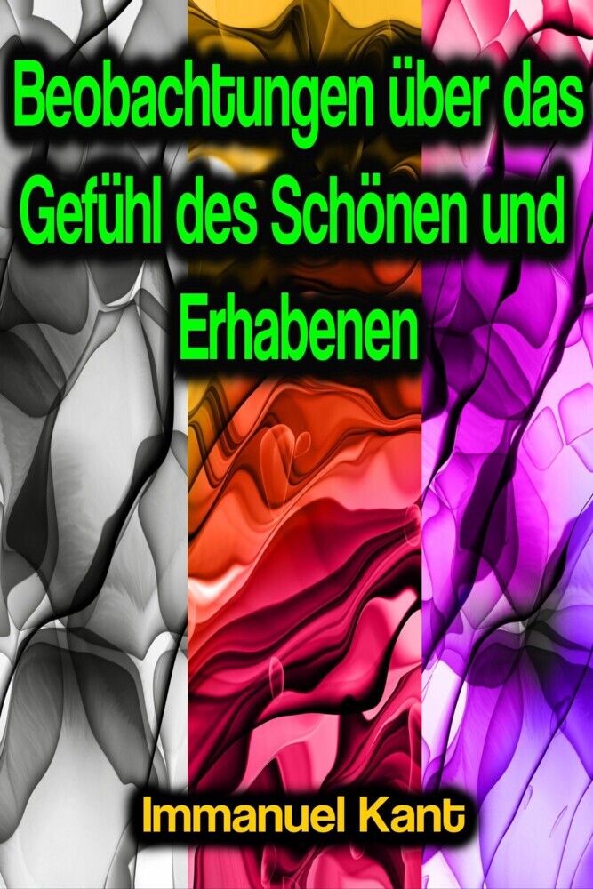 Beobachtungen über das Gefühl des Schönen und Erhabenen main product photo
