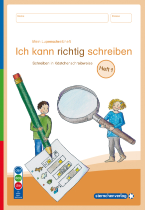 Mein Lupenschreibheft 1 - Ich kann richtig schreiben - Ausgabe mit Artikelkennzeichnung (DaZ)