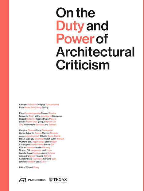 On the Duty and Power of Architectural Criticism main product photo
