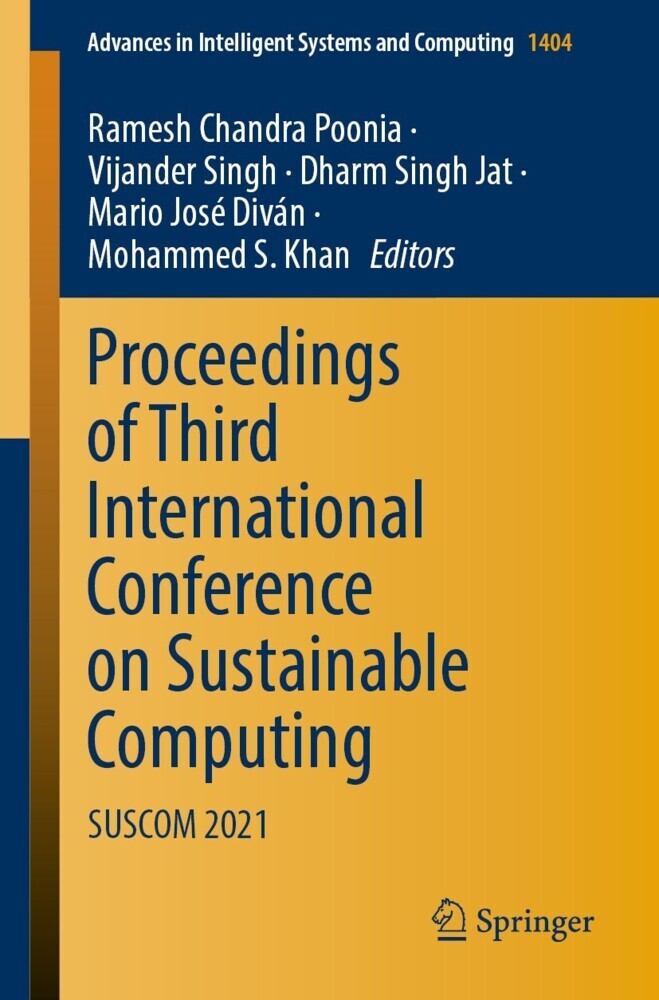 Proceedings of Third International Conference on Sustainable Computing main product photo
