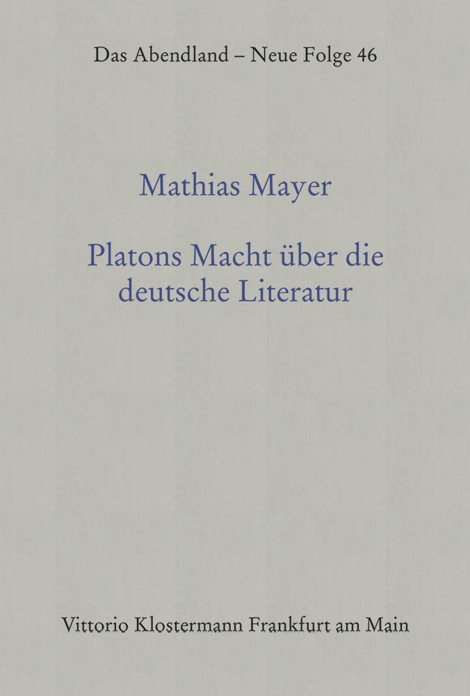 Platons Macht über die deutsche Literatur main product photo