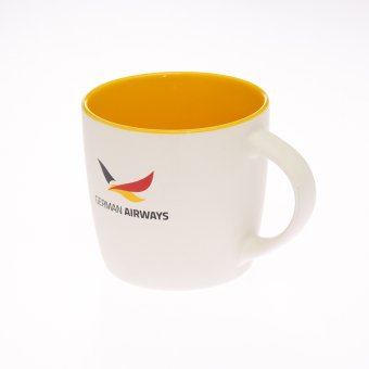 GERMAN AIRWAYS Kaffeetasse mit GAW-Druck, weiß