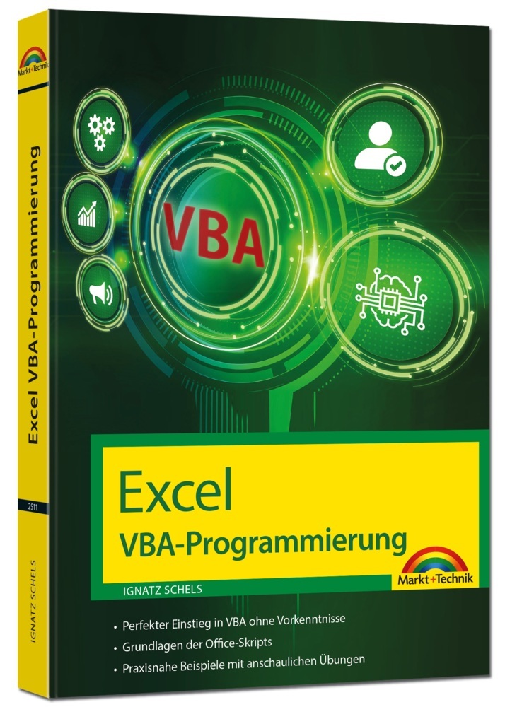 Excel VBA-Programmierung Makro-Programmierung für Microsoft 365, Excel 2021, 2019, 2016, 2013 main product photo