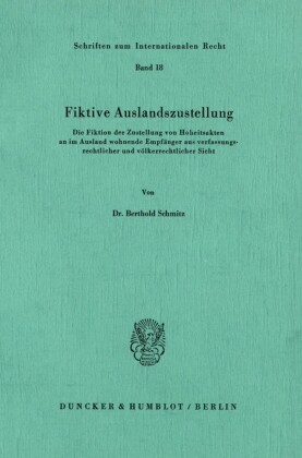 Fiktive Auslandszustellung.
