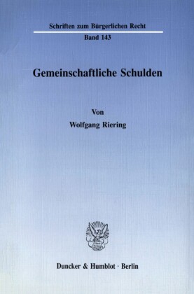 Gemeinschaftliche Schulden.