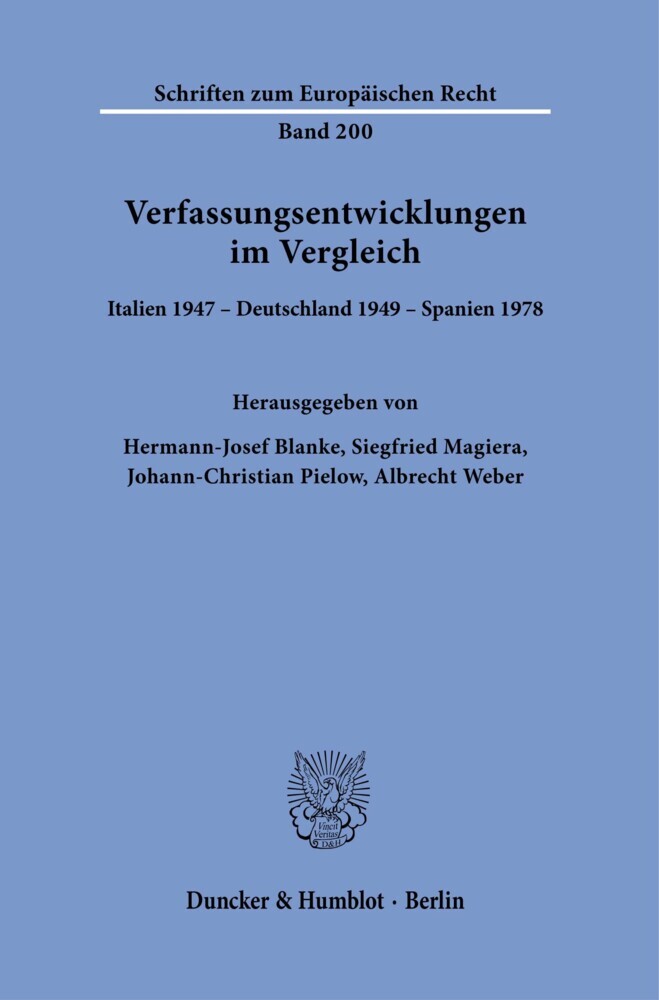 Verfassungsentwicklungen im Vergleich. main product photo
