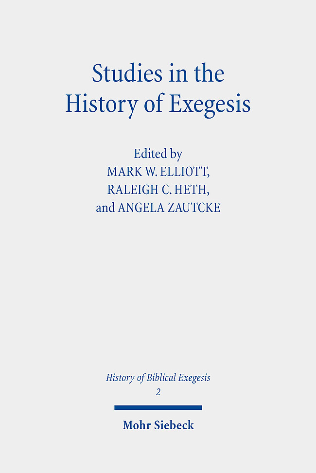 Studies in the History of Exegesis main product photo