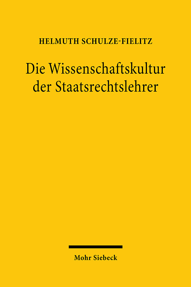 Die Wissenschaftskultur der Staatsrechtslehrer main product photo